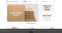 Desktop Screenshot of cajasparapizza.com